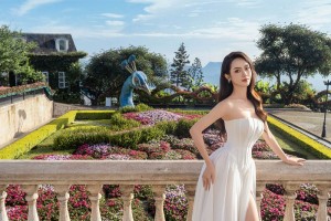 Á hậu Vũ Thúy Quỳnh cùng bộ ảnh tại Sun World Ba Na hills